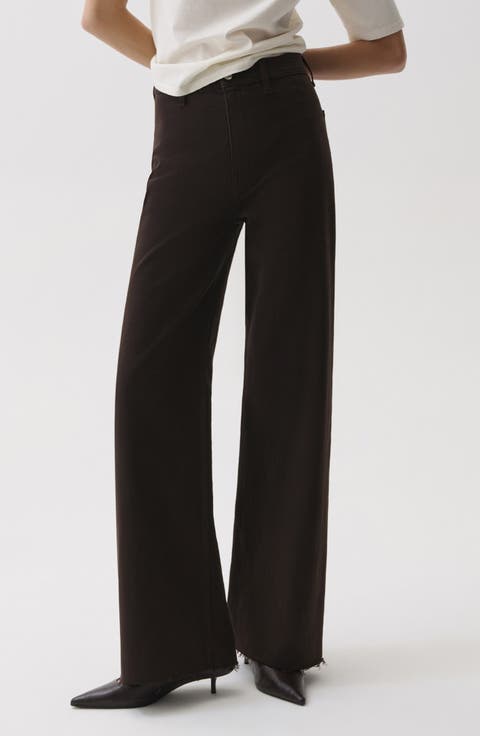 Penny High Waist Wide Leg Petite Jeans