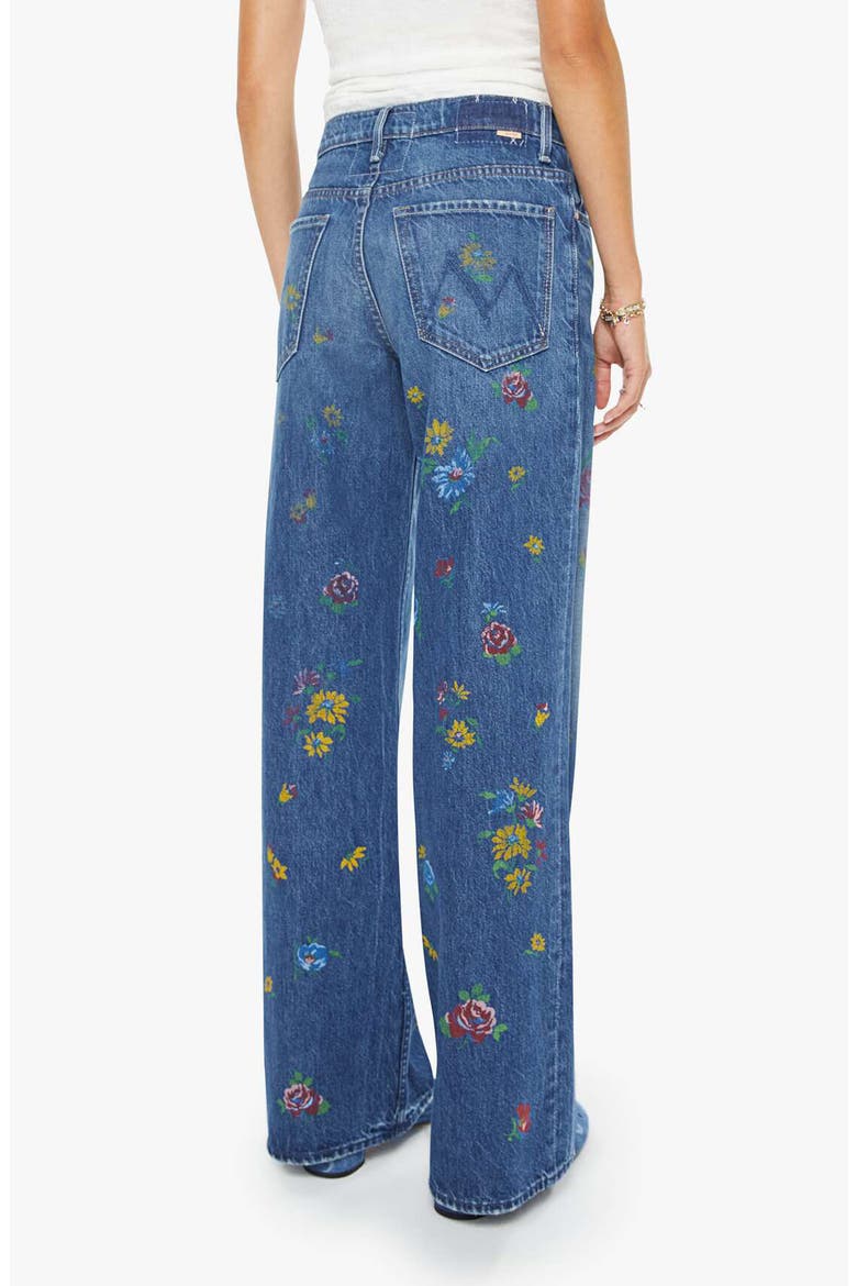 The Rerun Zip Sneak Wide Leg Jeans, Alternate, color, FIELD OF FLOWERS