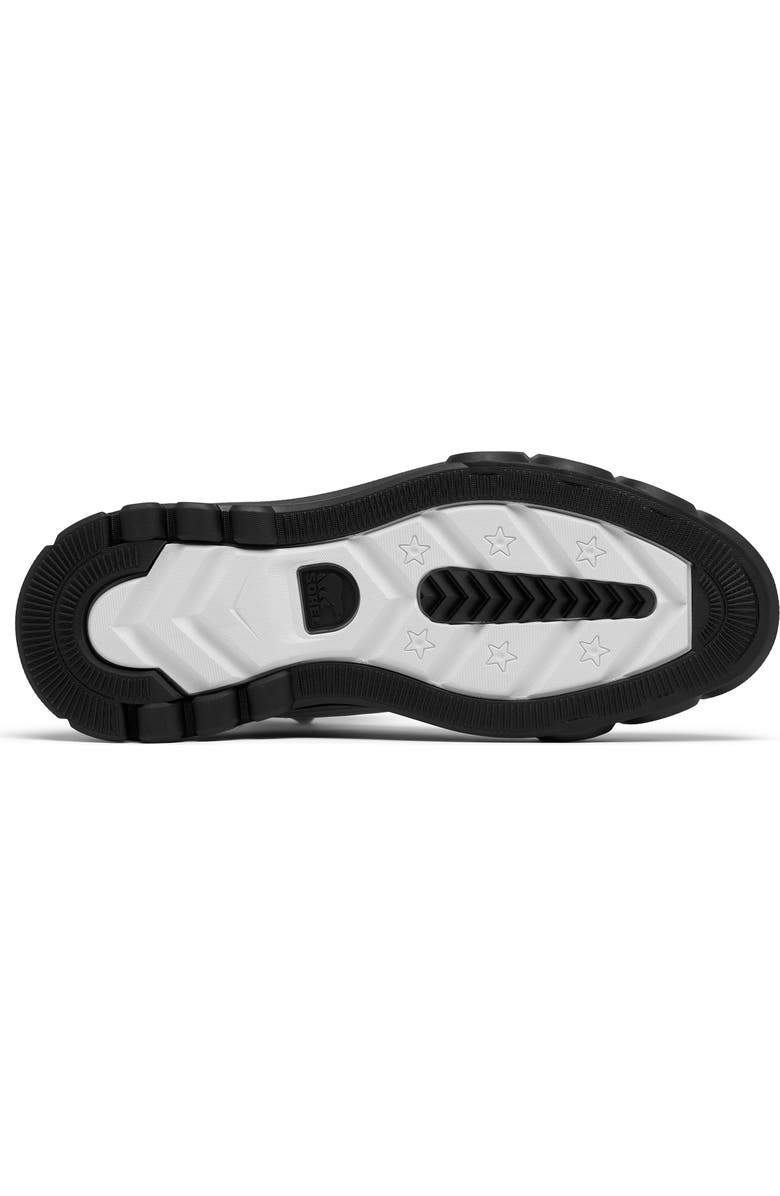 SOREL Caribou X Waterproof Leather Lace-Up Boot, Alternate, color, Sea Salt/ Black