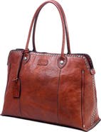 OLD TREND Soul Stud Leather Satchel Bag
