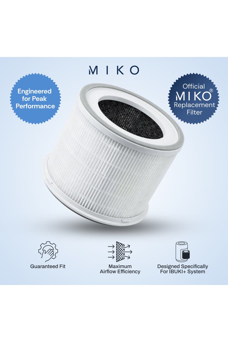 Ibuki+ Replacement Air Purifier Filter, Alternate, color, White
