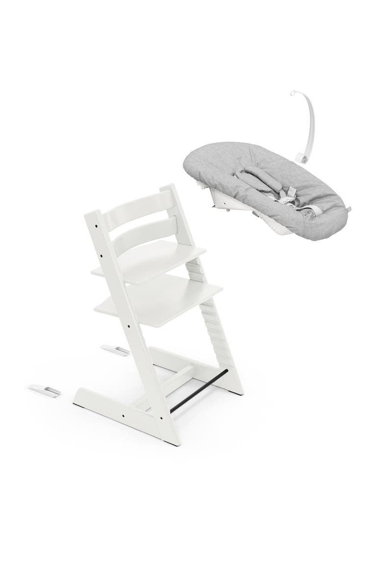 Stokke Tripp Trapp<sup>®</sup> Chair with Newborn Set, Alternate, color, White