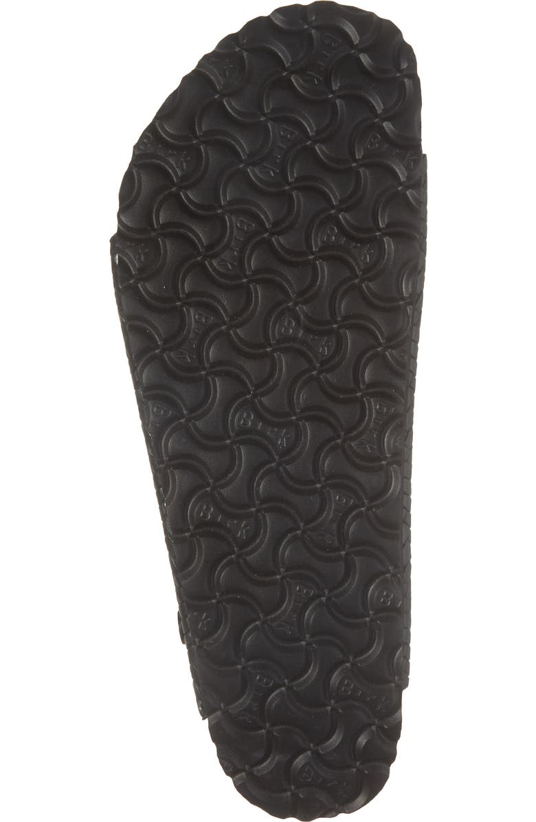 Birkenstock Arizona Woven Embossed Slide Sandal, Alternate, color, Black