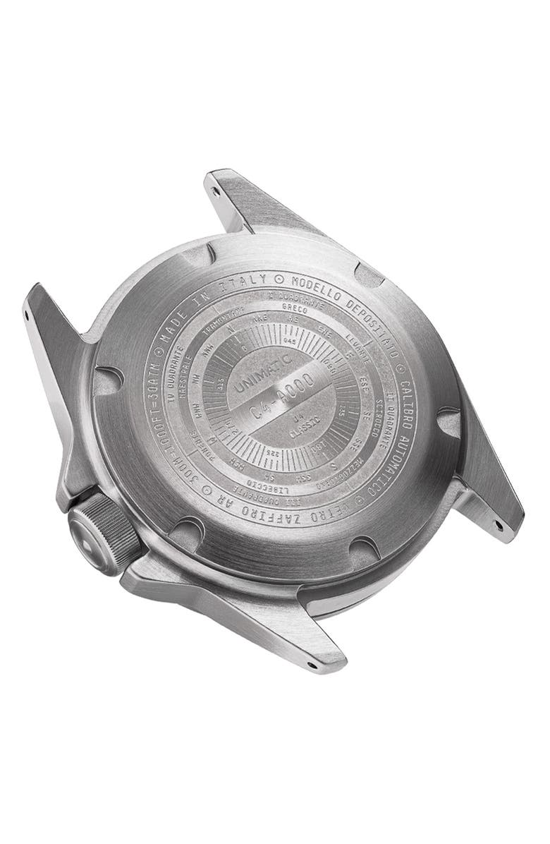 UNIMATIC U4 Classic NATO Strap Watch, 40mm, Alternate, color, Black Steel