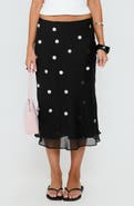 Princess Polly Kessiah Sequin Low Rise Midi Skirt