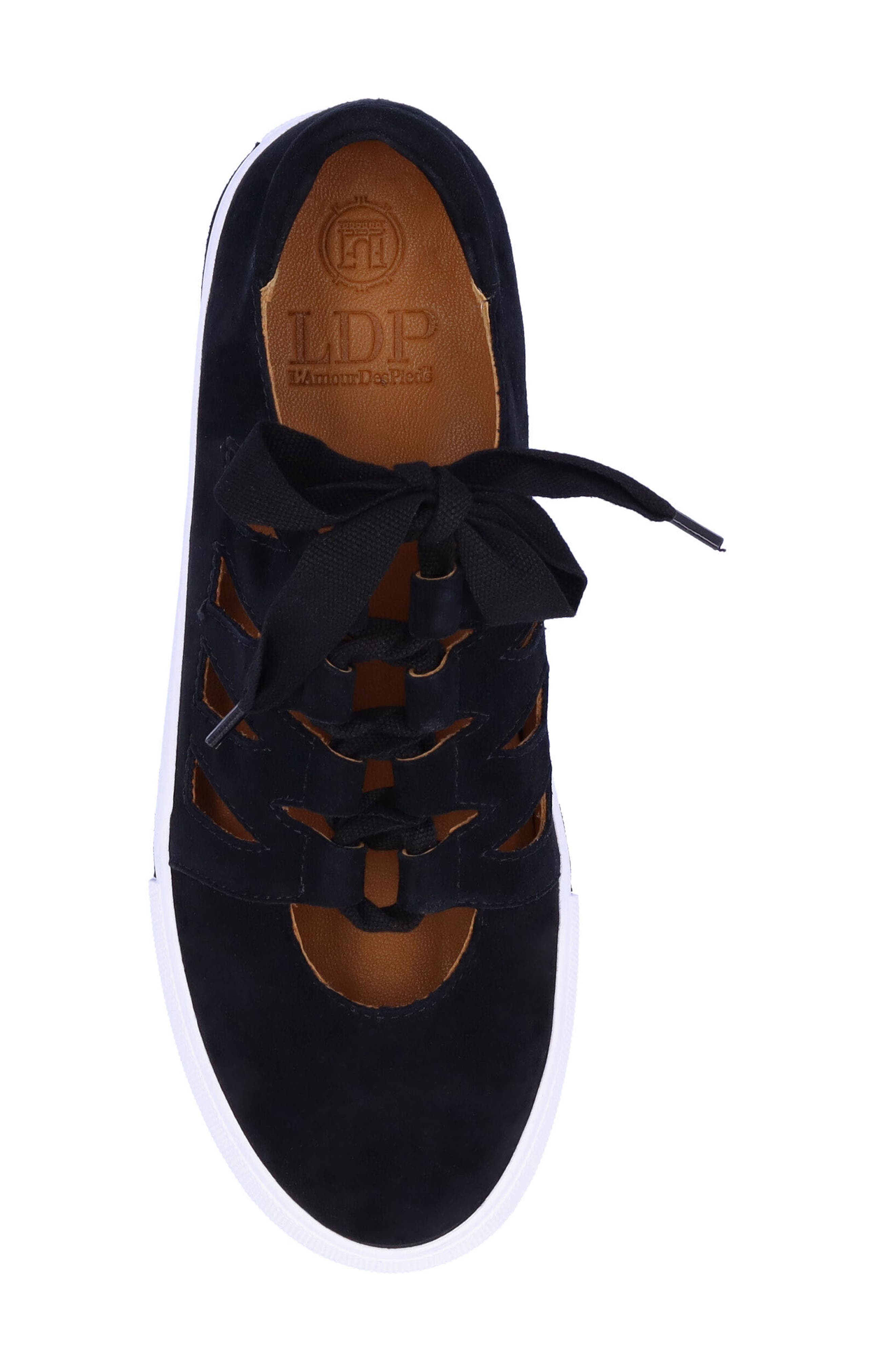 L
Amour des Pieds Kanav Sneaker, Alternate, color, Black