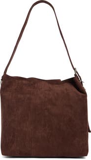 Madden Girl Faux Suede Shoulder Bag