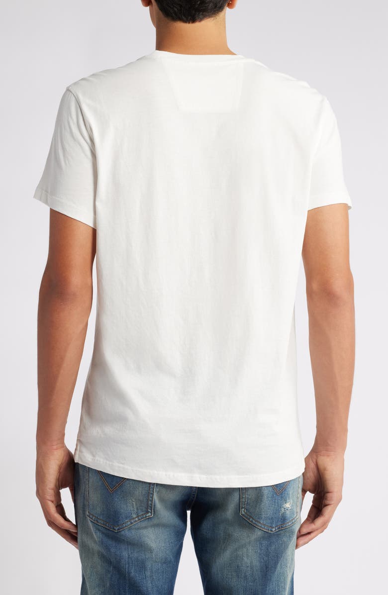 John Varvatos Multi Peace Hand Organic Cotton Graphic T-Shirt, Alternate, color, Salt