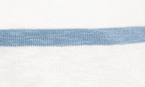 Thread & Supply Draper Stripe Cotton Blend Sweater Vest In White