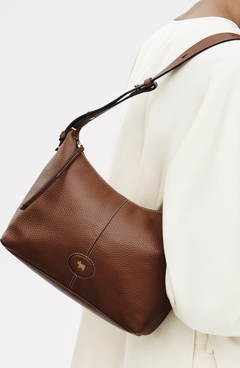 Radley Maldon Mews Medium Leather Shoulder Bag, Alternate, color, Cognac