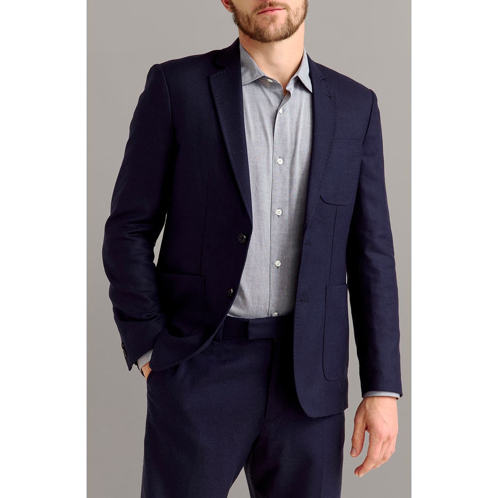 Billy Reid Archie Silk & Wool Sport Coat In Blue