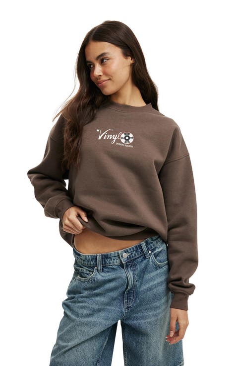 Women's Brown Oversized Sweatshirts & Hoodies | Nordstrom Women's Brown Oversized Sweatshirts & Hoodies | Nordstrom