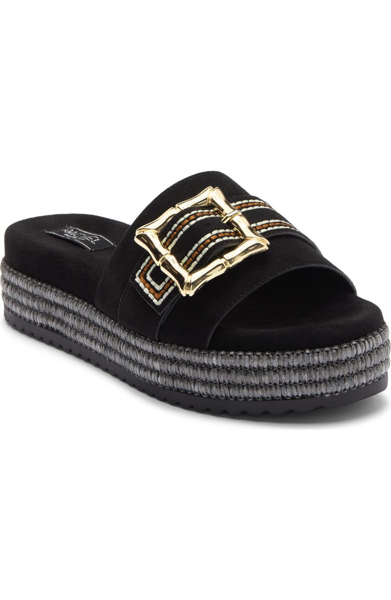 RACHEL Rachel Roy Leaf Flatform Sandal, Main, color,