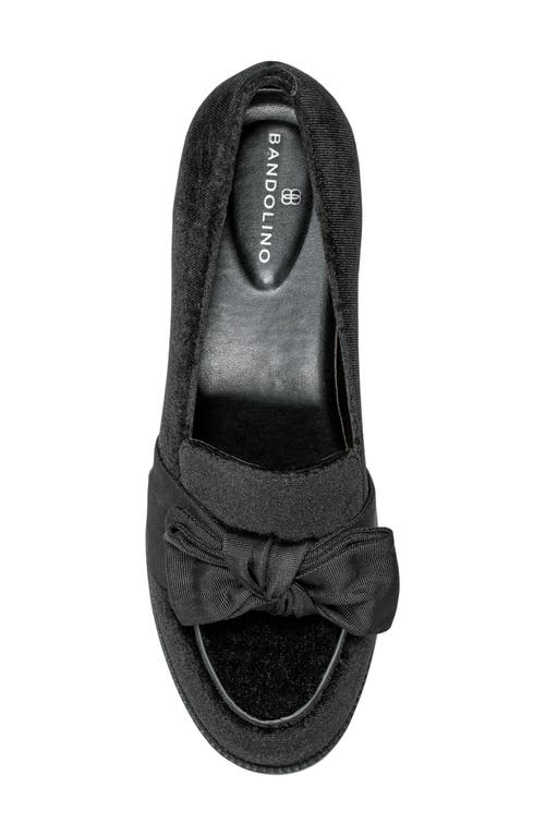 Bandolino Bow Loafer In Black