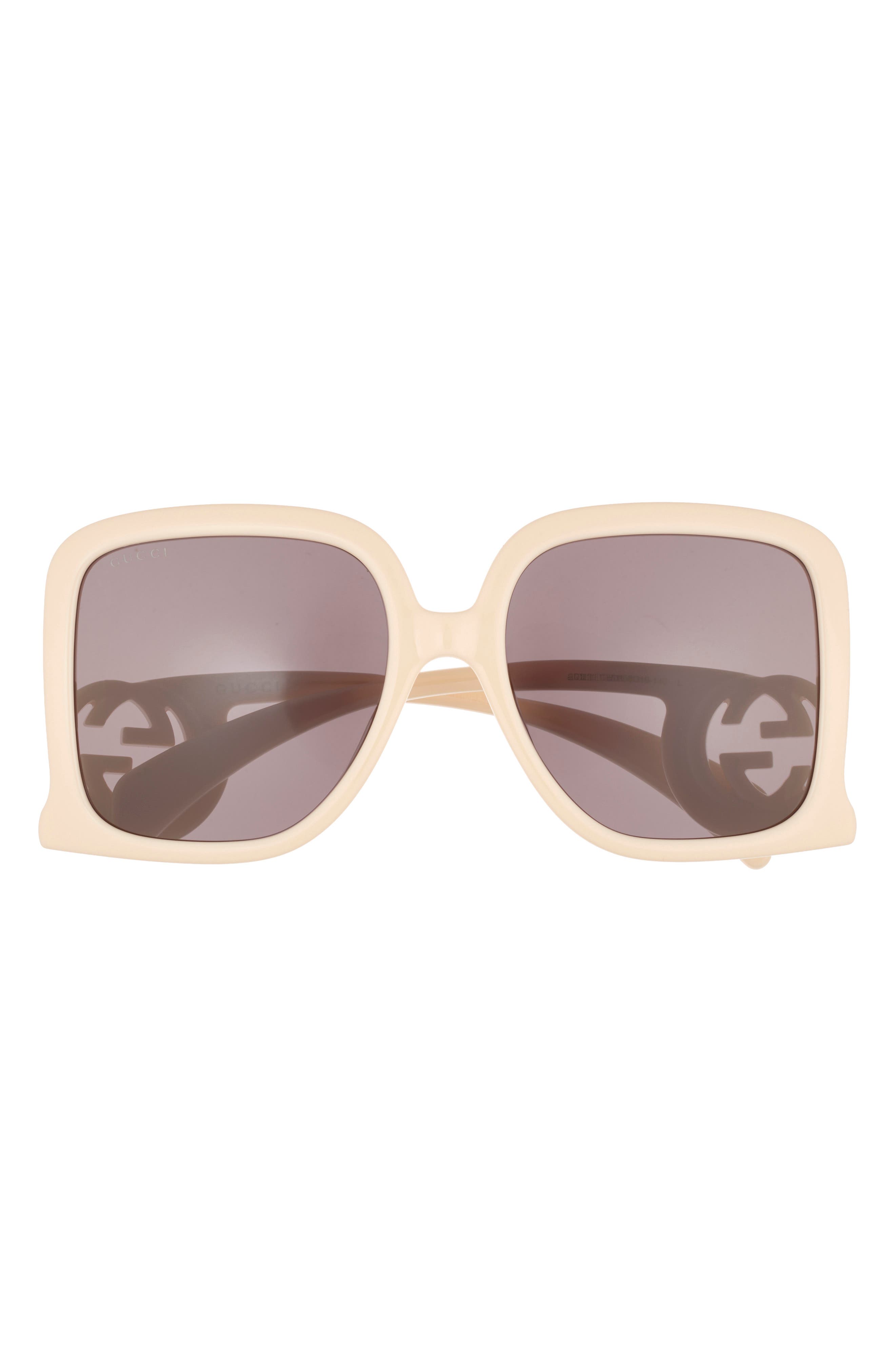 Gucci 55mm Square Sunglasses