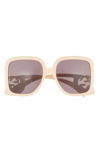 Gucci 55mm Square Sunglasses