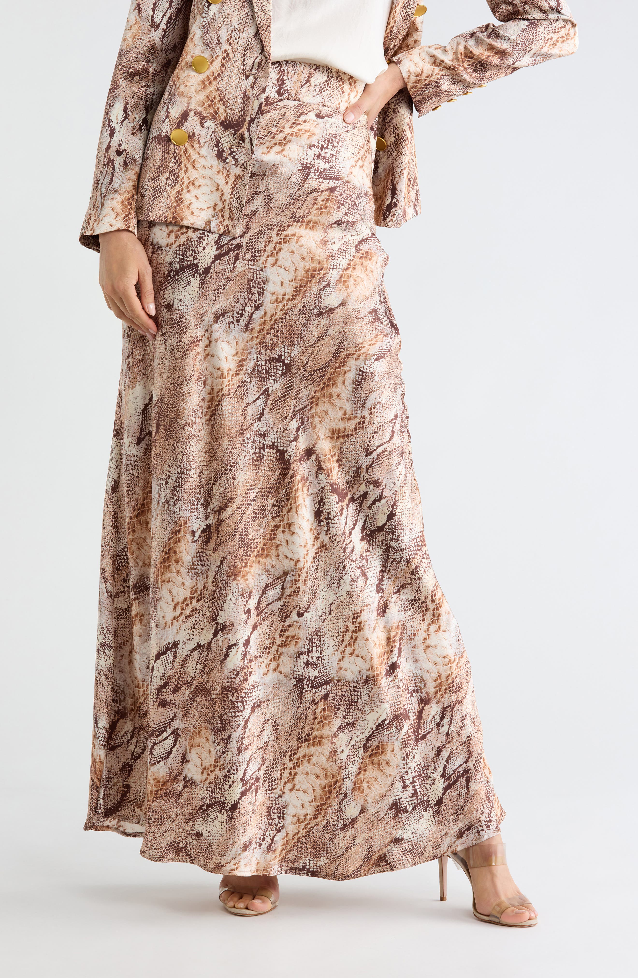 Ryker Silk Bias Skirt