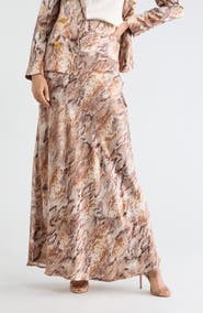 L'AGENCE Ryker Silk Bias Skirt