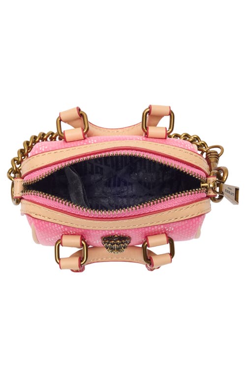 Kurt Geiger London Camden Boston Duffle Bag In Pink