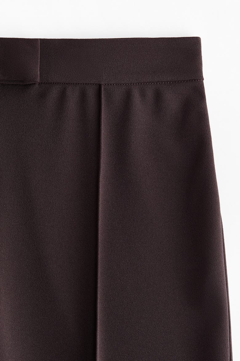 Bootcut Crease-front Trousers, Alternate, color, Dark brown