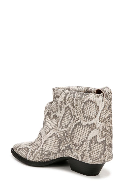 Zodiac Malina Snake Embossed Western Bootie