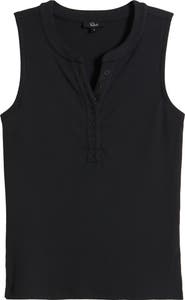 Rails Mayla Rib Henley Tank
