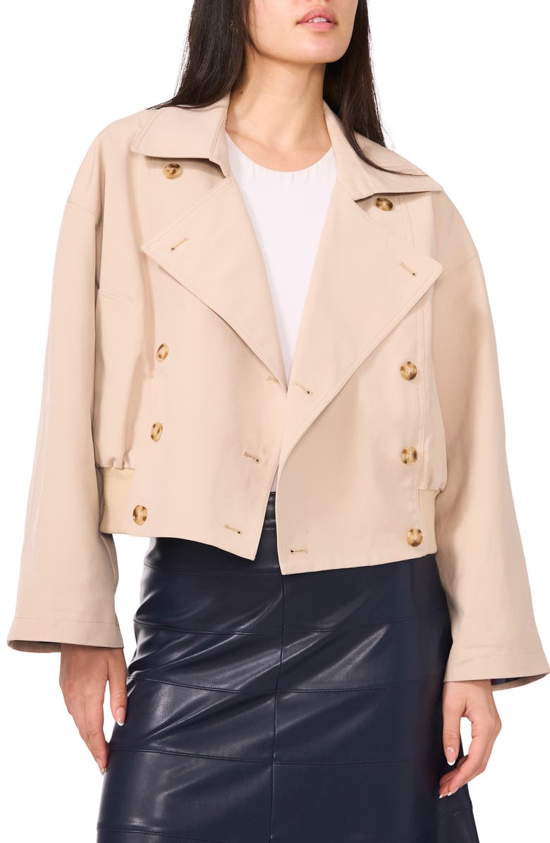 1.STATE Crop Trench Coat, Main, color, Taupe