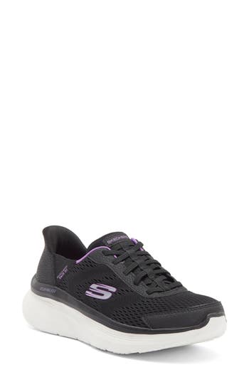 Shop Skechers D-lux Walker Swift-fit® Sneaker In Black
