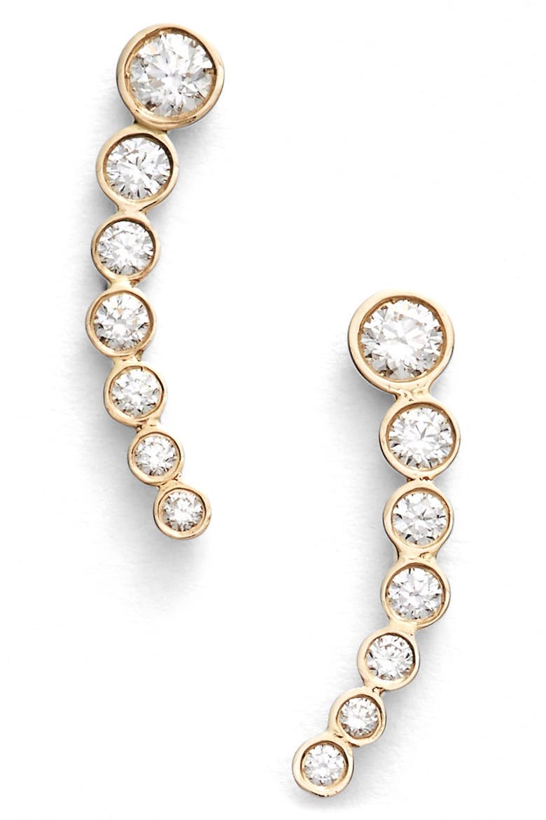 Jewelry 'Femme Fatale' Stud Earrings, Main, color, YELLOW GOLD