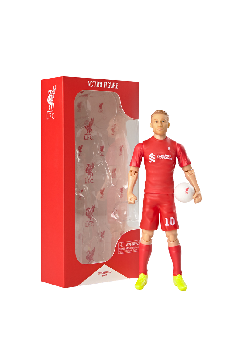 Banbo Toys SOCKERS Liverpool F.C. Mac Allister 8" Collectible Soccer Action Figure, Main, color, Red