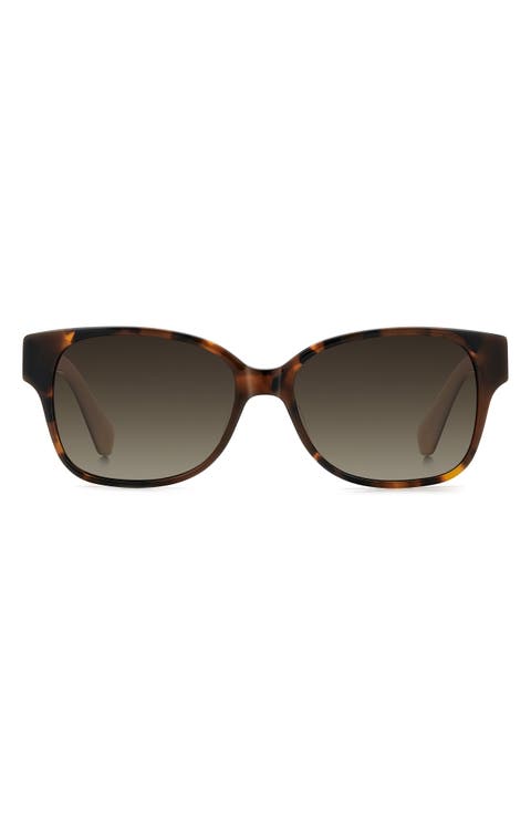 trulee 55mm gradient square sunglasses