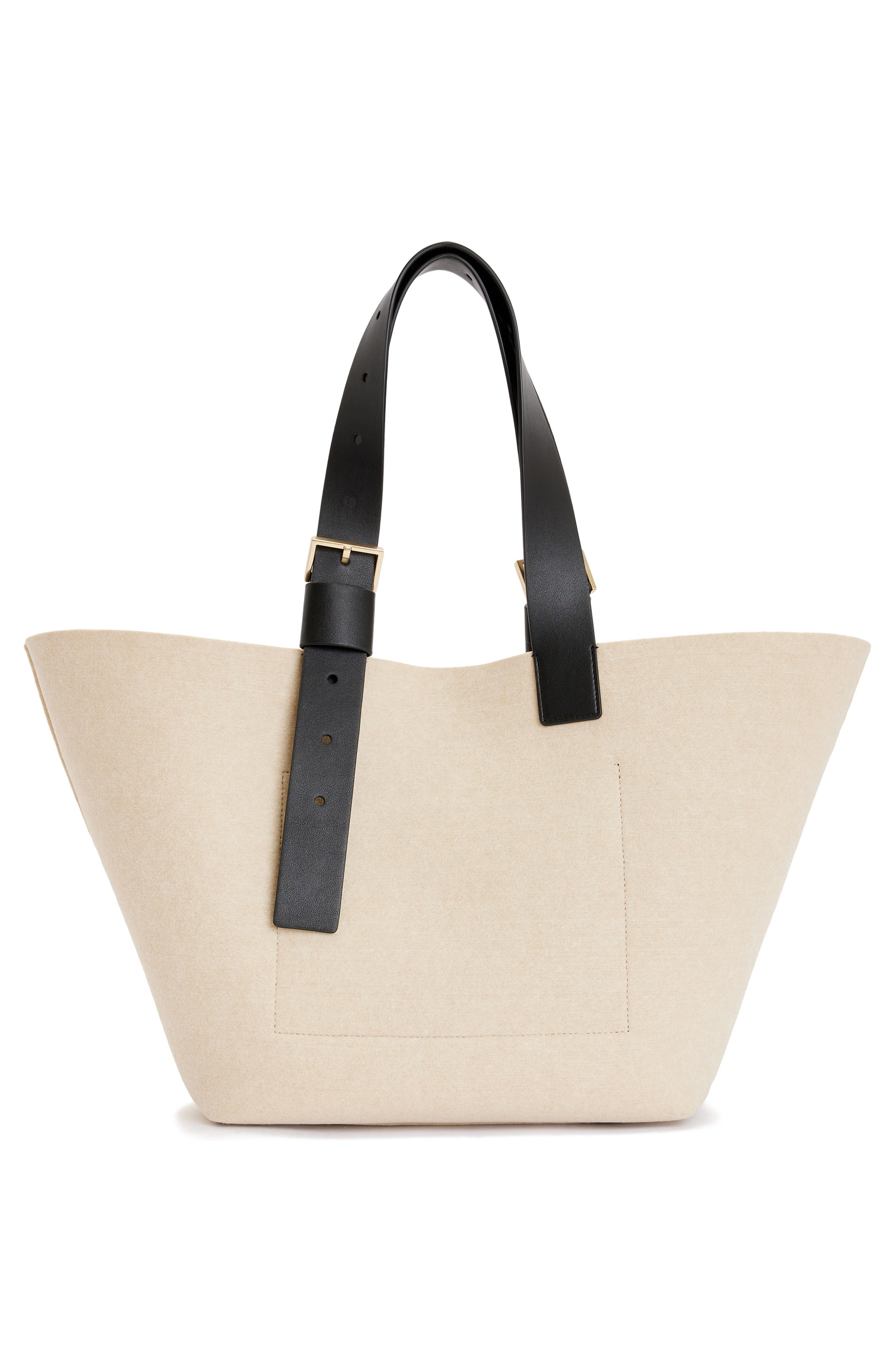 Anik Felt Tote, Alternate, color, ECRU WHITE
