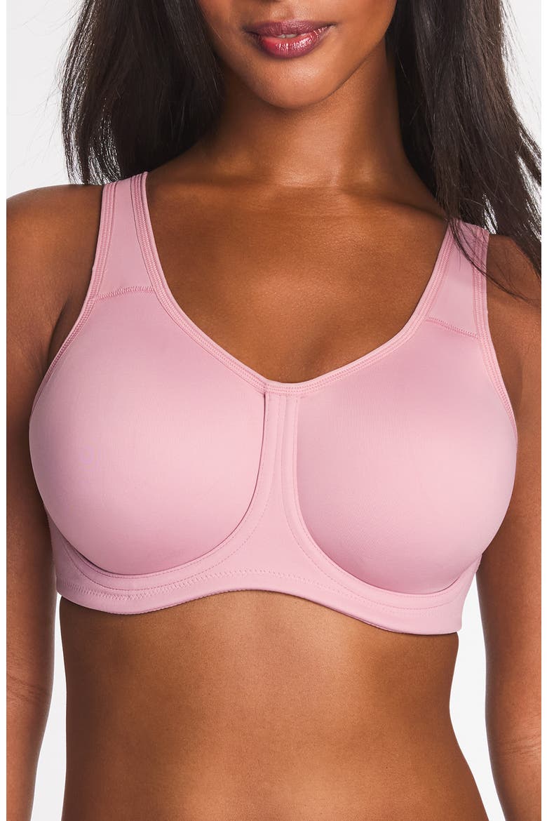 Simone Seamless Underwire Sports Bra, Main, color, LILAS