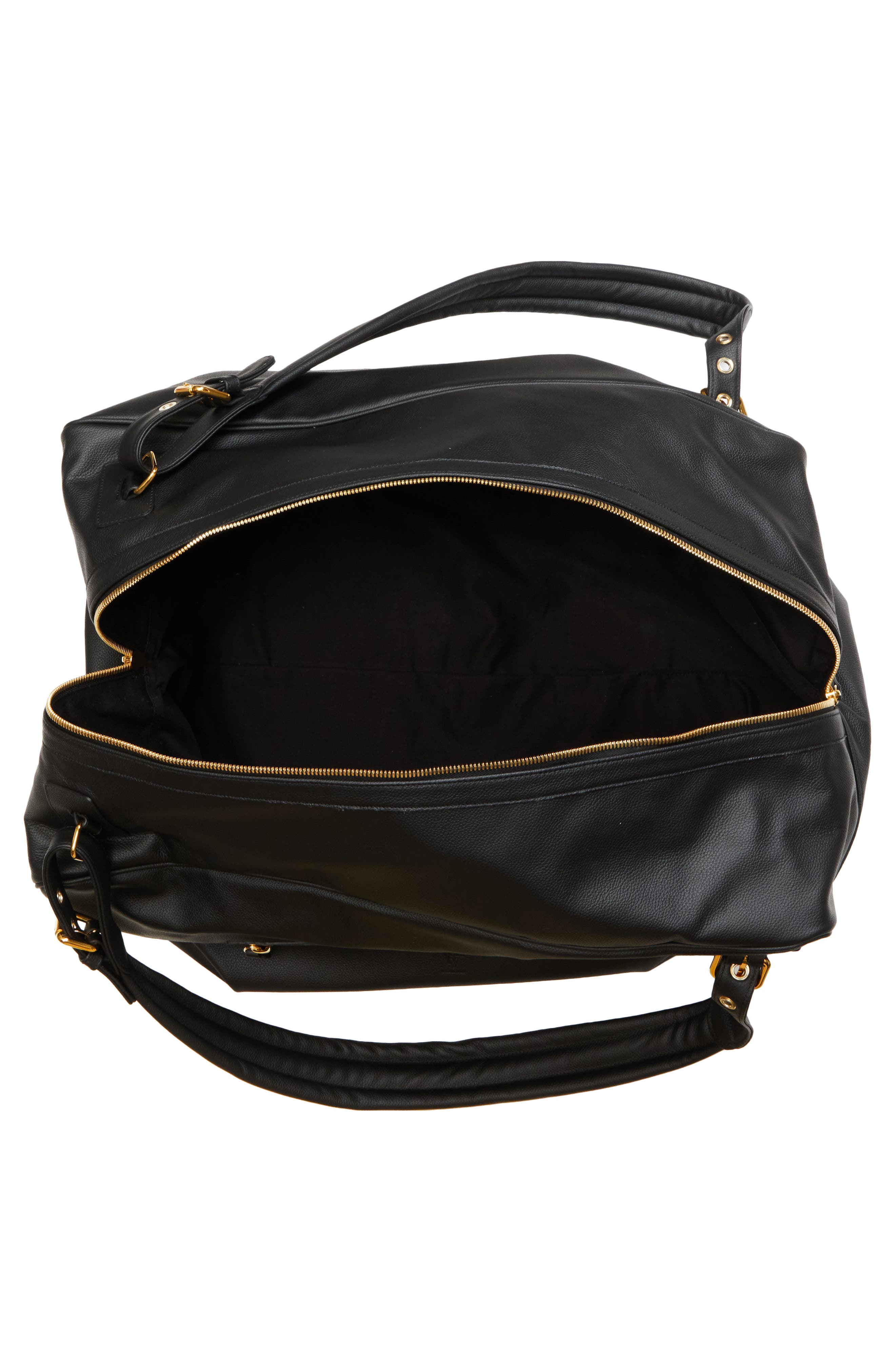 Eleventy Leather Duffle Bag, Alternate, color, 