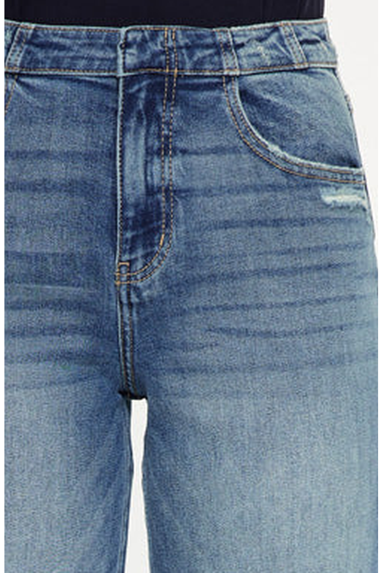 Shelly High Rise Cropped Wide Leg Jeans, Alternate, color, Medium Wash