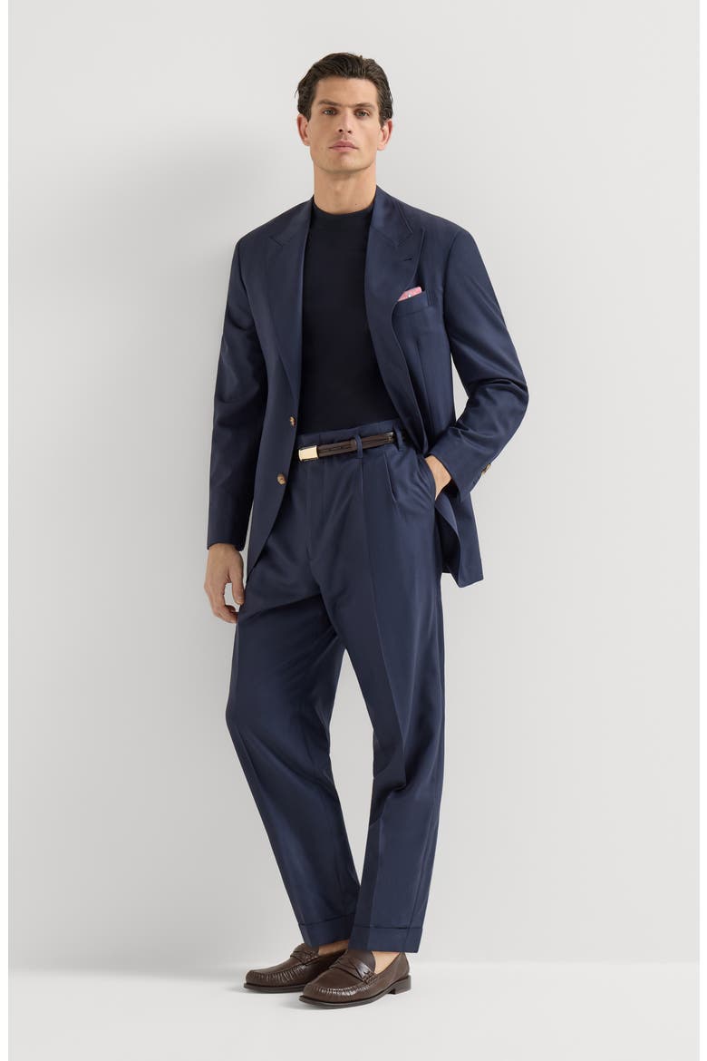 Chevron blazer, Alternate, color, Navy Blue