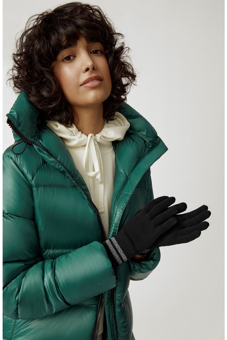 Barrier Merino Wool Gloves, Alternate, color, BLACK