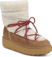 Veronica Beard Kirsta Genuine Shearling Platform Boot