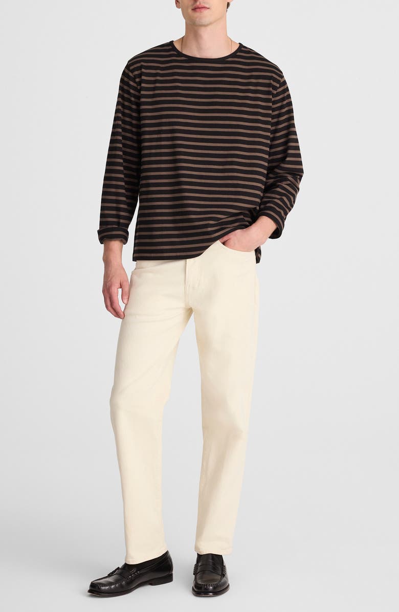 Madewell The Vintage Boatneck T-Shirt, Alternate, color, Stripe Black