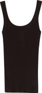Akris punto Twisted Rib Cotton Tank