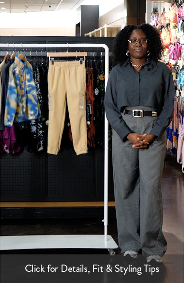 Kids' Micro Fleece Cargo Joggers, sales video thumbnail