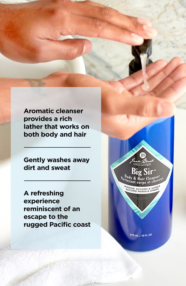 Jack Black Big Sir<sup>™</sup> Body & Hair Cleanser, Alternate, color,