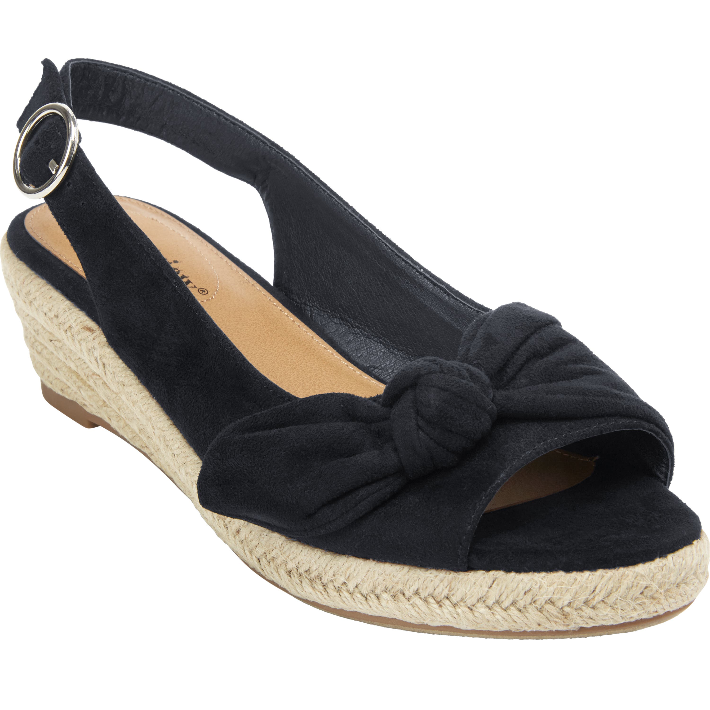 Comfortview The Zanea Espadrille, Main, color, Black