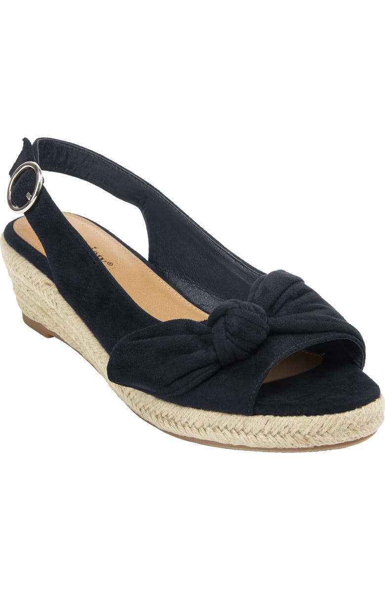 Comfortview The Zanea Espadrille, Main, color, Black