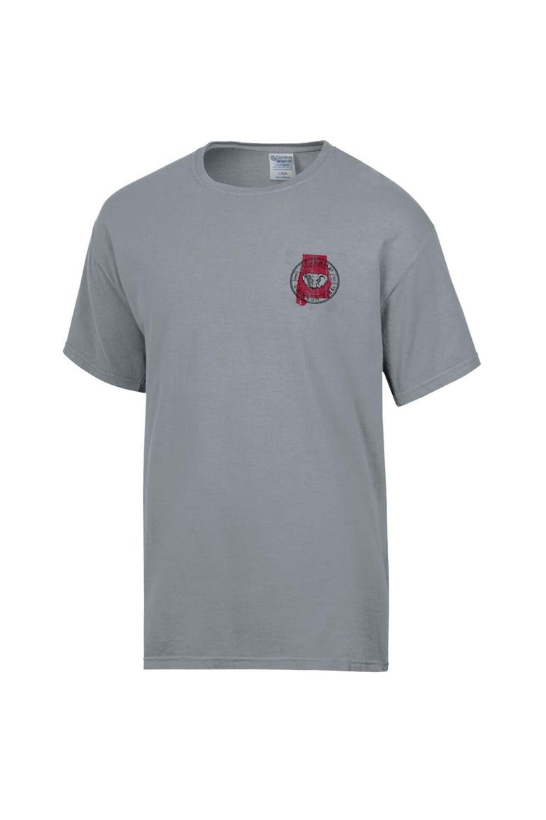 Men's Comfort Wash  Graphite Alabama Crimson Tide STATEment T-Shirt, Alternate, color, Graphite