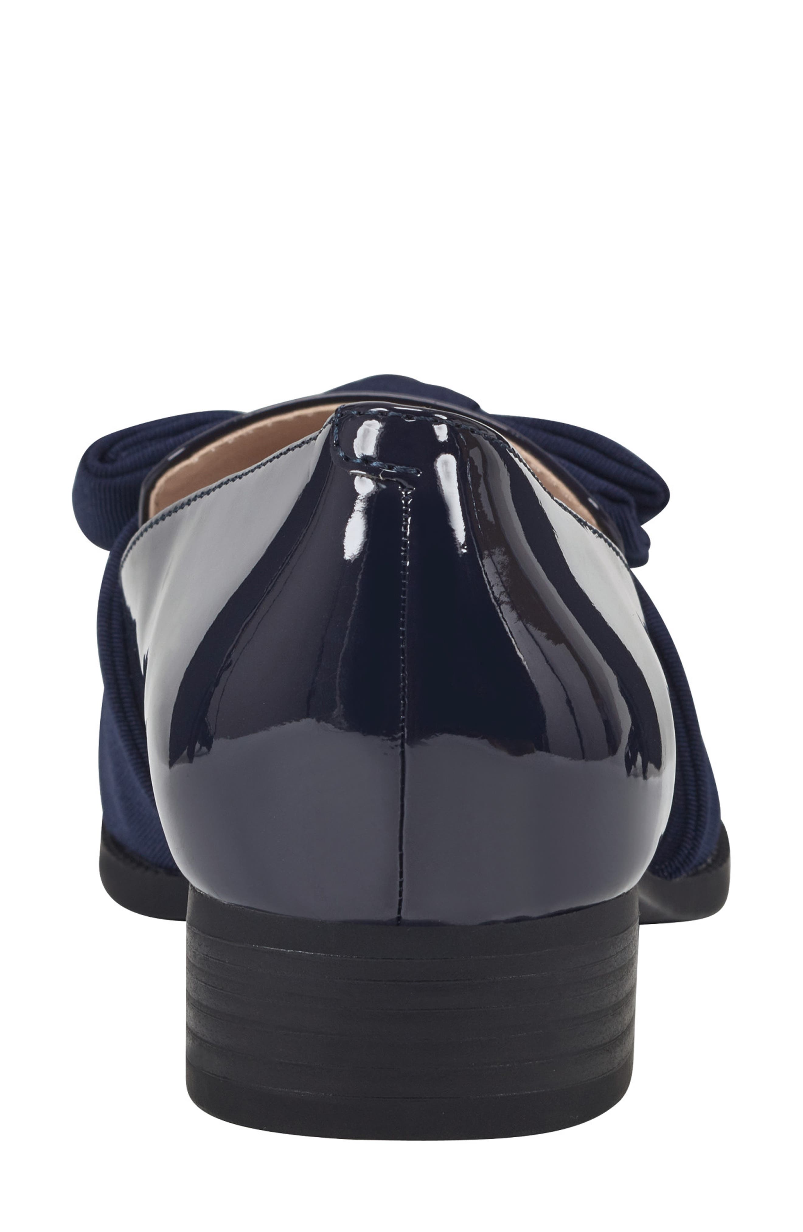 Bandolino Oidnil Bow Loafer, Alternate, color, Dark Blue 400