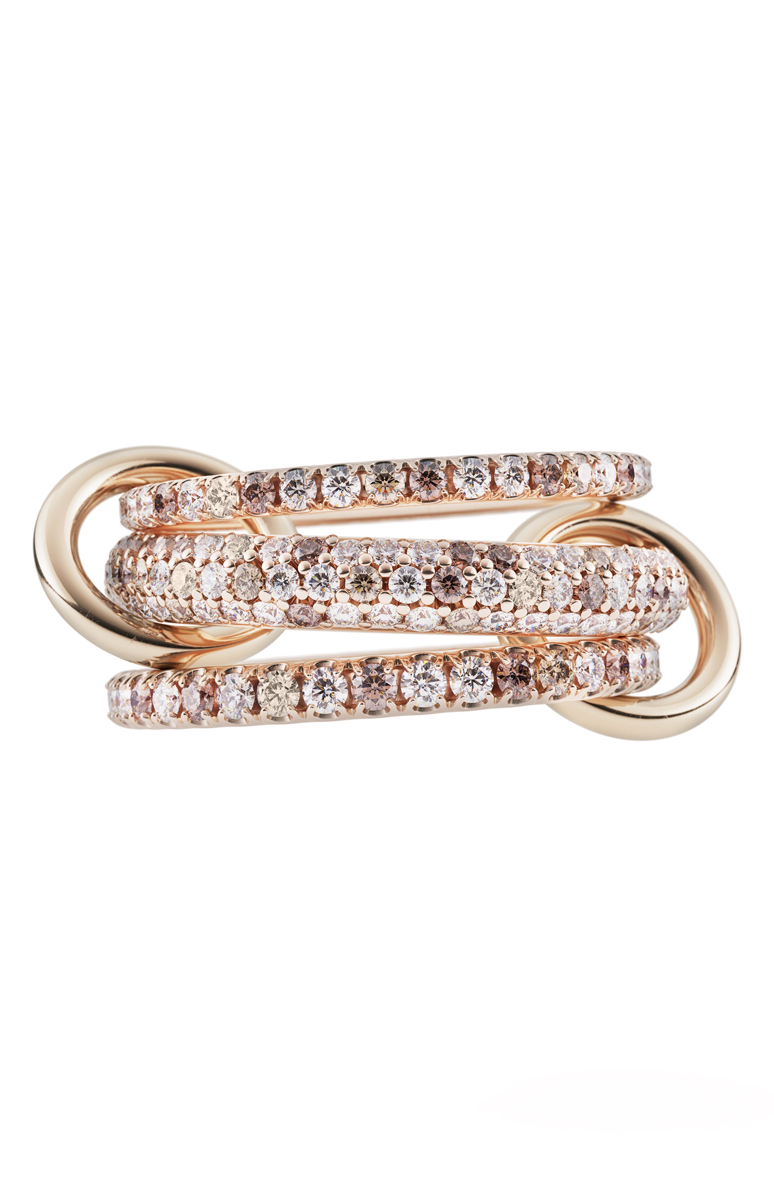 Spinelli Kilcollin Nova Diamond Linked Rings (Women) | Nordstrom
