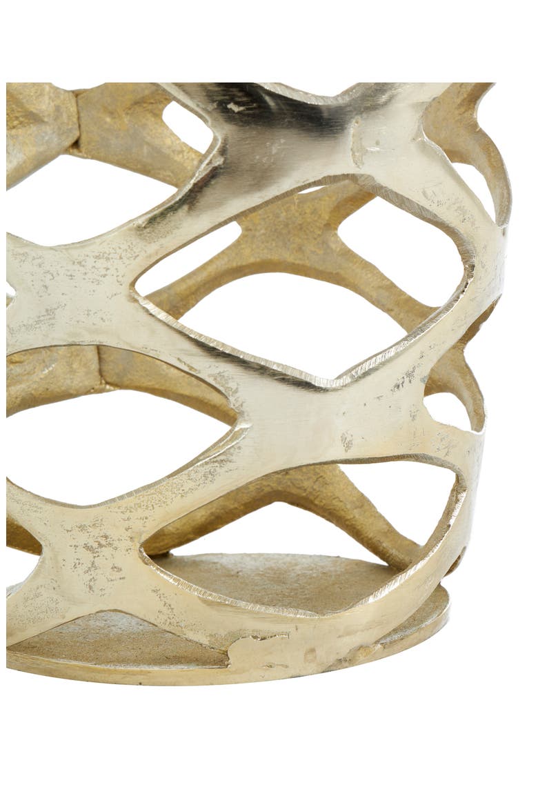 Metal Vase, Alternate, color, GOLD