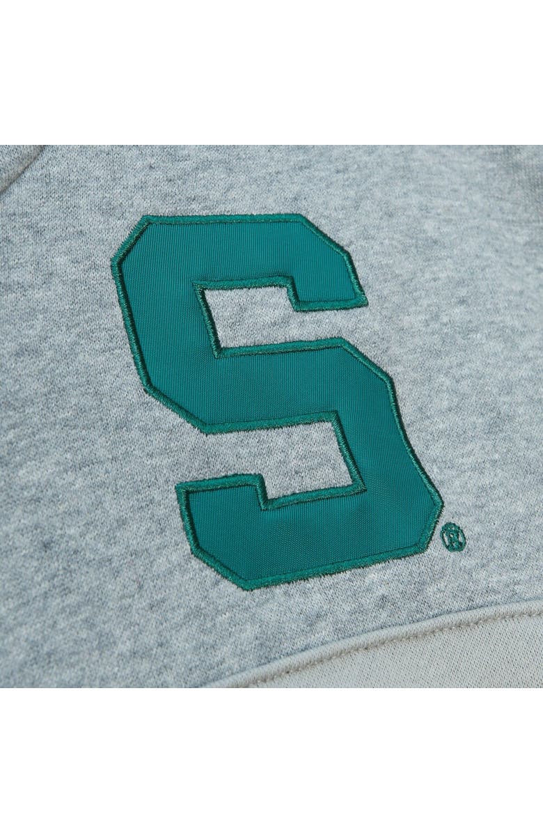 Mitchell & Ness Men's Mitchell & Ness Green Michigan State Spartans Head Coach Pullover Hoodie, Alternate, color, Green