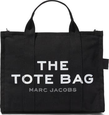 【数量限定】Marc Jacobs The Medium Tote Canvas Bag Black Marc Jacobs The Canvas Medium Tote Bag | Nordstrom